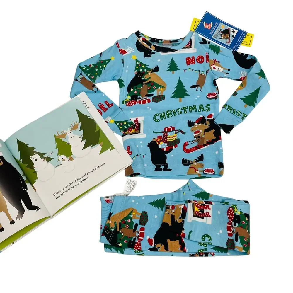 NWT Books to Bed Size 4 One Wild Christmas